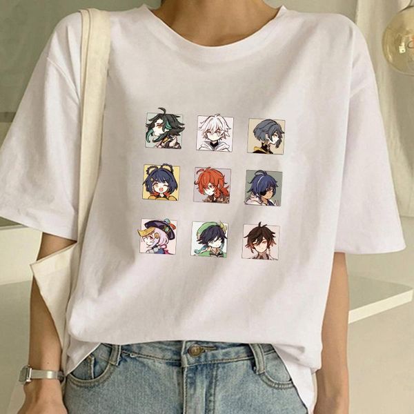 women's t-shirt game genshin print woman tshirts fashion graphic t shirts streetwear kawaii clothes crew neck plus size clothing ropa, White
women's t-shirt game genshin print woman tshirts fashion graphic t shirts streetwear kawaii clothes crew neck plus size clothing ropa, White