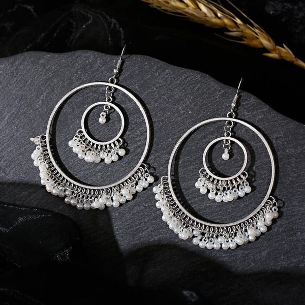 dangle & chandelier big double round earring boho pendientes jewelry dangling earrings for women accessories fashion ear rings girls kolczyk, Silver
dangle & chandelier big double round earring boho pendientes jewelry dangling earrings for women accessories fashion ear rings girls kolczyk, Silver