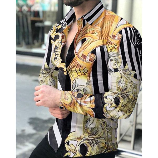 golden stripe points dress shirts 3d all over printed hawaiian casual button up full sleeve hipster fashion summer beach streetwear men clot, White;black
golden stripe points dress shirts 3d all over printed hawaiian casual button up full sleeve hipster fashion summer beach streetwear men clot, White;black