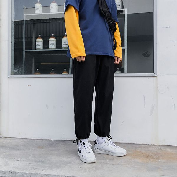 Pants Men Novelty Korean Streetwear Plus Size Printed Drawstring Mens Leisure Vintage Males High Quality Trousers Ulzzang Chic, Black
Pants Men Novelty Korean Streetwear Plus Size Printed Drawstring Mens Leisure Vintage Males High Quality Trousers Ulzzang Chic, Black