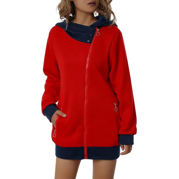 women's hoodies & sweatshirts female wind coat, long sleeve hooded jacket with zipper pockets for spring fall, red/green, s/m//xl/xxl, Black
women's hoodies & sweatshirts female wind coat, long sleeve hooded jacket with zipper pockets for spring fall, red/green, s/m//xl/xxl, Black