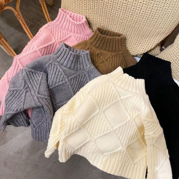 pullover 2021 korean girls knitted sweaters winter fashion sweater kids clothes 1-8 years, Blue
pullover 2021 korean girls knitted sweaters winter fashion sweater kids clothes 1-8 years, Blue