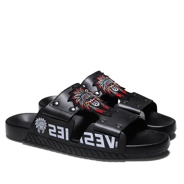 cowhide slippers for men and women non-slip casual single shoe with soft soles new luxury zapatos hombre t2, Black
cowhide slippers for men and women non-slip casual single shoe with soft soles new luxury zapatos hombre t2, Black
