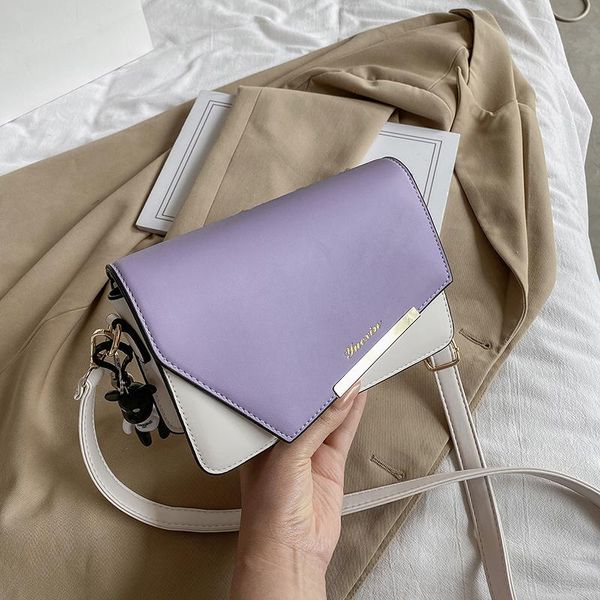 evening bags color contrast leather shoulder for women 2021 summer crossbody bag fashion concise messenger sac epaule
evening bags color contrast leather shoulder for women 2021 summer crossbody bag fashion concise messenger sac epaule