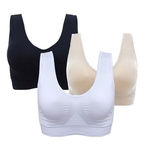 gym clothing women comfort wireless yoga bra breathable summer fitness sport brassiere mc889, White;black
gym clothing women comfort wireless yoga bra breathable summer fitness sport brassiere mc889, White;black