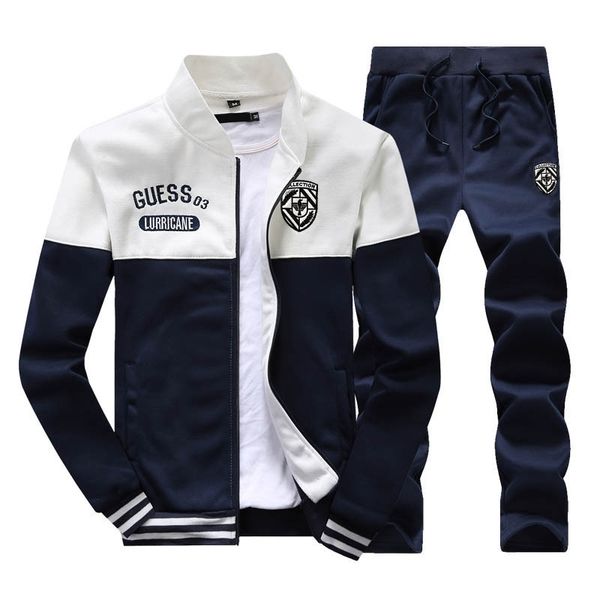 men's long sleeve sweater spring autumn student men's with hsome team uniform and two-piece sport suit, Black
men's long sleeve sweater spring autumn student men's with hsome team uniform and two-piece sport suit, Black