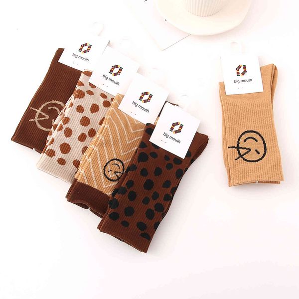 socks autumn and winter cartoon smiling face simple color pure cotton high tube female medium leopard print sports, Black;white
socks autumn and winter cartoon smiling face simple color pure cotton high tube female medium leopard print sports, Black;white