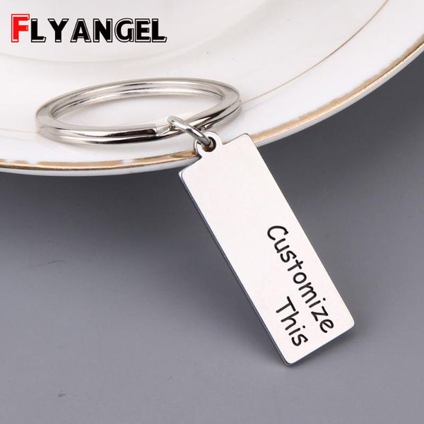 keychains flyangel customized engraved keychain name logo personalized key ring stainless steel chain gift for him,for her, Silver
keychains flyangel customized engraved keychain name logo personalized key ring stainless steel chain gift for him,for her, Silver