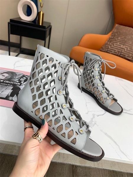 2021 summer d-trap sandal women openwork mesh effect grey matte calfskin thick leather sole rear zipper fastening sandals shoes, Black
2021 summer d-trap sandal women openwork mesh effect grey matte calfskin thick leather sole rear zipper fastening sandals shoes, Black