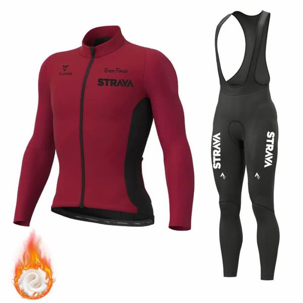 racing sets 2022 strava winter thermal fleece cycling jersey set men's outdoor riding mtb ropa ciclismo bib pants warm clothing, Black;blue
racing sets 2022 strava winter thermal fleece cycling jersey set men's outdoor riding mtb ropa ciclismo bib pants warm clothing, Black;blue
