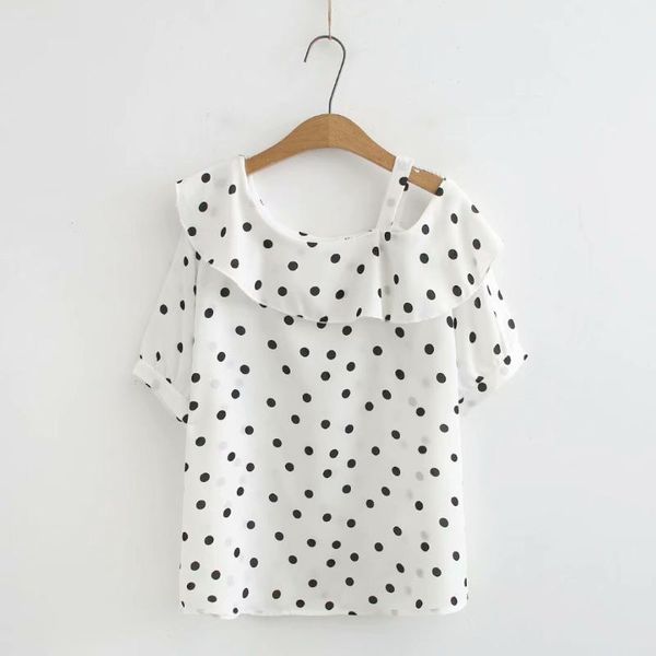 plus size t-shirt white black polka dot leaky shoulder chiffon tshirt 2021 summer casual ladies soft t shirts female top
plus size t-shirt white black polka dot leaky shoulder chiffon tshirt 2021 summer casual ladies soft t shirts female top