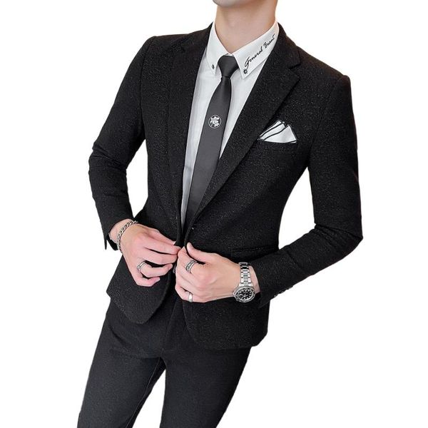 black 2 piece set men tuxedo wedding party slim mens dress suit red blue gray blazer and pants s-xxxl men's suits & blazers, White;black
black 2 piece set men tuxedo wedding party slim mens dress suit red blue gray blazer and pants s-xxxl men's suits & blazers, White;black