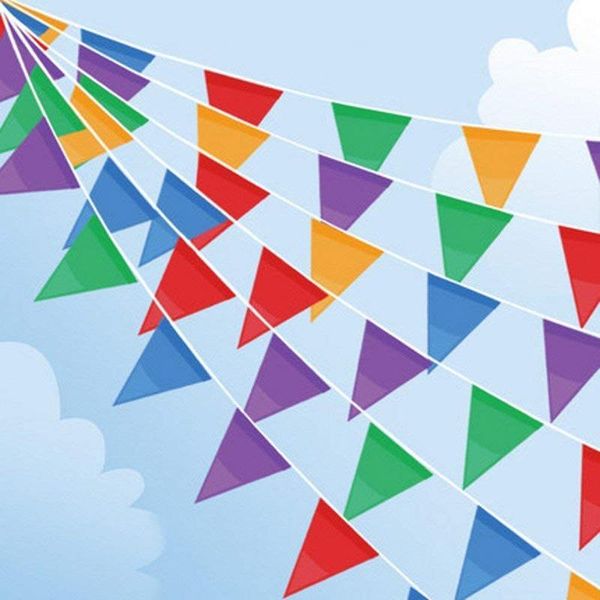 party decoration 2 pack 100 meters rainbow pennant colorful hanging triangle flags festival banner buntings wedding birthday decorations
party decoration 2 pack 100 meters rainbow pennant colorful hanging triangle flags festival banner buntings wedding birthday decorations