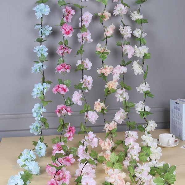 decorative flowers & wreaths artificial sakura rattan flower string party wedding ceiling decoration lightweight hanging wreath diy 2021
decorative flowers & wreaths artificial sakura rattan flower string party wedding ceiling decoration lightweight hanging wreath diy 2021