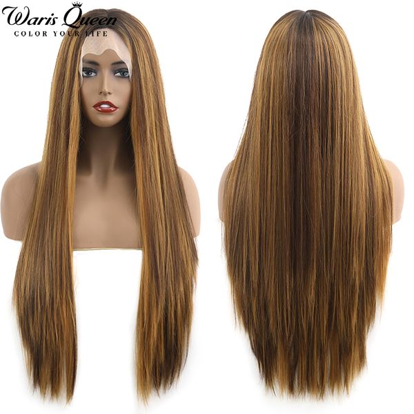 straight lace front wig synthetic natural hair ombre brown cosplay 26inch heat resistant 13x4x1 t part hd frontal wigs for women, Black
straight lace front wig synthetic natural hair ombre brown cosplay 26inch heat resistant 13x4x1 t part hd frontal wigs for women, Black