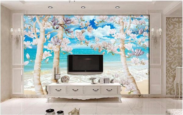 wallpapers 3d wallpaper custom po blue sky sea magnolia tree decor painting room wall murals for walls 3 d
wallpapers 3d wallpaper custom po blue sky sea magnolia tree decor painting room wall murals for walls 3 d