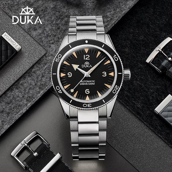 wristwatches 2021 duka wrist watch sapphire men's automatic mechanical watches japan movement 100m diving relogio masculino, Slivery;brown
wristwatches 2021 duka wrist watch sapphire men's automatic mechanical watches japan movement 100m diving relogio masculino, Slivery;brown