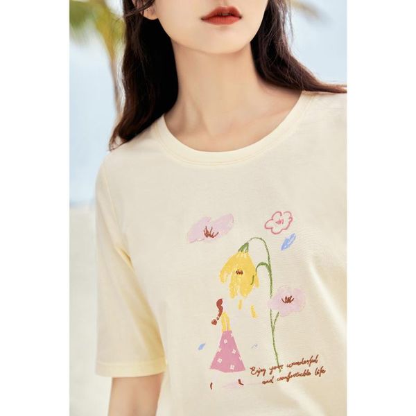 t-shirt sweet cute style oil painting flower patern english embroidery summer girl short sleeve tee shirt women's, White
t-shirt sweet cute style oil painting flower patern english embroidery summer girl short sleeve tee shirt women's, White