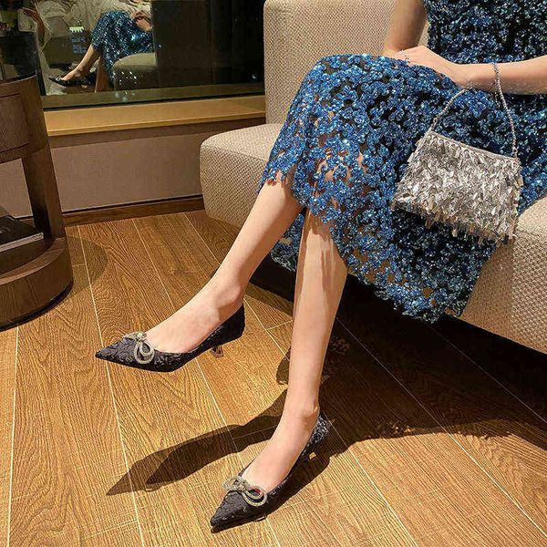 women's sandals 2045-9 high heel's spring and autumn 2022 bow pointed shallow mouth single shoes size 32-43, Black
women's sandals 2045-9 high heel's spring and autumn 2022 bow pointed shallow mouth single shoes size 32-43, Black