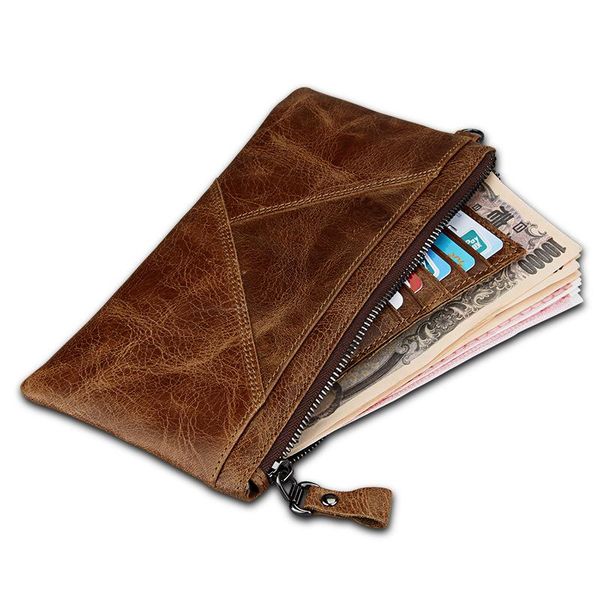 wallets limited edition men's wallet rfid anti-theft brushed leather short zipper coin purse, Red;black
wallets limited edition men's wallet rfid anti-theft brushed leather short zipper coin purse, Red;black