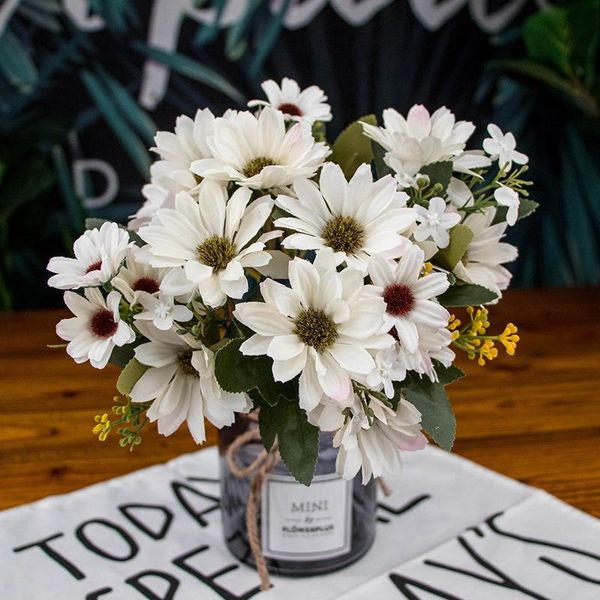 decorative flowers & wreaths 21 heads/1pcs silk daisy bride bouquet for christmas home wedding year decoration fake plants sunflower artific
decorative flowers & wreaths 21 heads/1pcs silk daisy bride bouquet for christmas home wedding year decoration fake plants sunflower artific