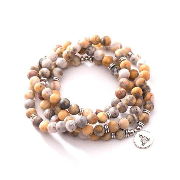 tennis 108 mala bead bracelet or necklace buddhist jewelry crazy a-gate wrap for women men, Golden;silver
tennis 108 mala bead bracelet or necklace buddhist jewelry crazy a-gate wrap for women men, Golden;silver
