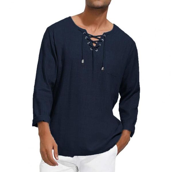 men's casual shirts men autumn linen blend solid color v-neck drawstring chest loose shirt plus size male fall 3xl, White;black
men's casual shirts men autumn linen blend solid color v-neck drawstring chest loose shirt plus size male fall 3xl, White;black