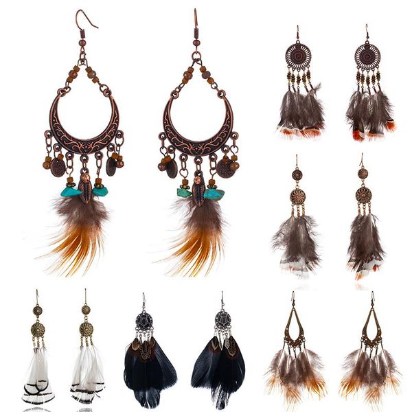 dangle & chandelier multiple bohemian ethnic nature feather hanging drop earrings for women 2021 trendy boho ear jewelry accessories, Silver
dangle & chandelier multiple bohemian ethnic nature feather hanging drop earrings for women 2021 trendy boho ear jewelry accessories, Silver