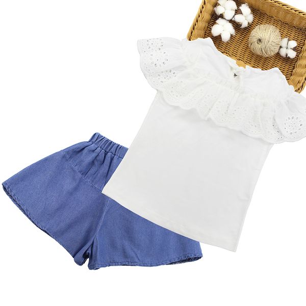 summer kids girls clothing sets tshirt + denim skirt girls clothes sets outfits teenage children girls clothes 6 8 10 12 14, White
summer kids girls clothing sets tshirt + denim skirt girls clothes sets outfits teenage children girls clothes 6 8 10 12 14, White