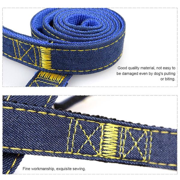 dog collars & leashes pet leash adjustable harness set heavy duty denim belt traction rope chest strap for small medium large dogs
dog collars & leashes pet leash adjustable harness set heavy duty denim belt traction rope chest strap for small medium large dogs