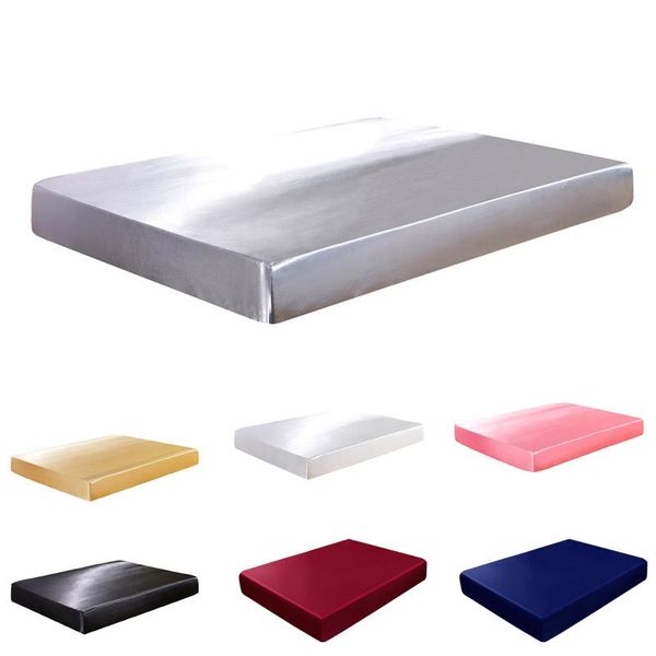 sheets & sets silky elastic fitted sheet white black solid pocket satin single bed cover queen king linen90 150 180x200 bedspread
sheets & sets silky elastic fitted sheet white black solid pocket satin single bed cover queen king linen90 150 180x200 bedspread