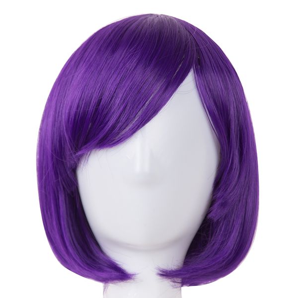 costume accessories fei-show bob oblique bangs short wavy wigs purple red blue orange white black synthetic hair heat resistant women hairpi, Silver
costume accessories fei-show bob oblique bangs short wavy wigs purple red blue orange white black synthetic hair heat resistant women hairpi, Silver