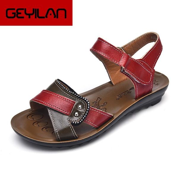 genuine leather sandals women flat mother shoes summer slippers beach ladies sandalias fashion, Black
genuine leather sandals women flat mother shoes summer slippers beach ladies sandalias fashion, Black