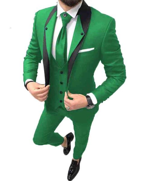 men's suits & blazers jeltoin fashion green wedding mens custom made slim fit groom tuxedos shawl lapel 3 piece male party blazer vest, White;black
men's suits & blazers jeltoin fashion green wedding mens custom made slim fit groom tuxedos shawl lapel 3 piece male party blazer vest, White;black