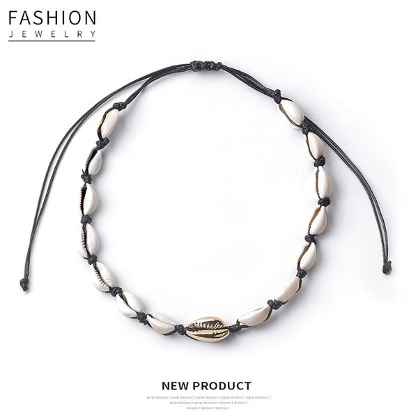 natural shell handmade necklace hawaii style natural simple clavicle chain female, Silver
natural shell handmade necklace hawaii style natural simple clavicle chain female, Silver