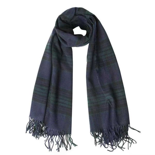 ladies imitation cashmere long double-sided black plaid geometric pattern autumn and winter shawl all-match thick warm scarf, Blue;gray
ladies imitation cashmere long double-sided black plaid geometric pattern autumn and winter shawl all-match thick warm scarf, Blue;gray