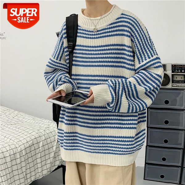 2020 winter men's width stripe printing cashmere knitting round neck pullover long sleeve coats casual thicken wool sweater #yr77, White;black
2020 winter men's width stripe printing cashmere knitting round neck pullover long sleeve coats casual thicken wool sweater #yr77, White;black