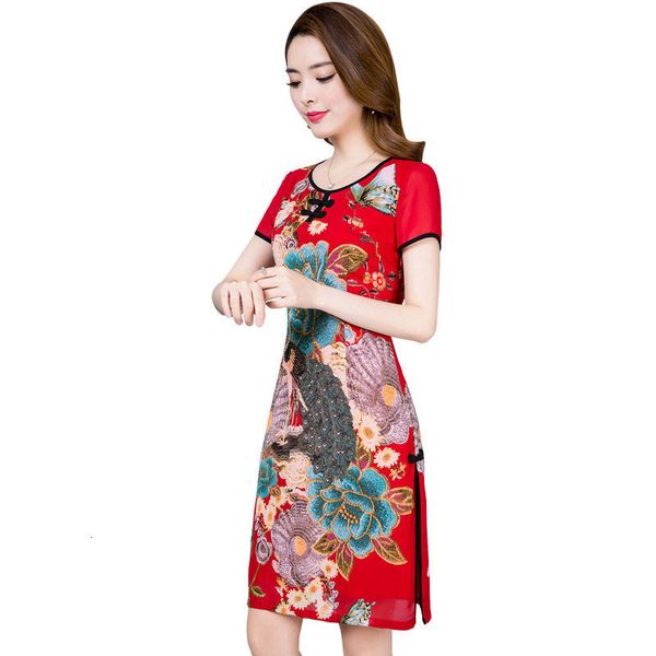 dress floral in chiffon summer plus size dressed cheongsam 4xl womens short divide midi elegant f812 o4zb, Black;gray
dress floral in chiffon summer plus size dressed cheongsam 4xl womens short divide midi elegant f812 o4zb, Black;gray