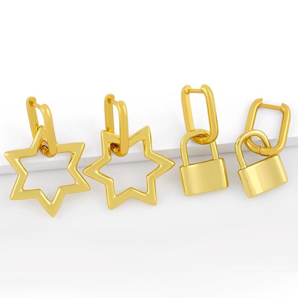 dangle & chandelier flola gold polish padlock earrings for women small star drop cute simple huggie minimalist jewelry gifts ersv45, Silver
dangle & chandelier flola gold polish padlock earrings for women small star drop cute simple huggie minimalist jewelry gifts ersv45, Silver