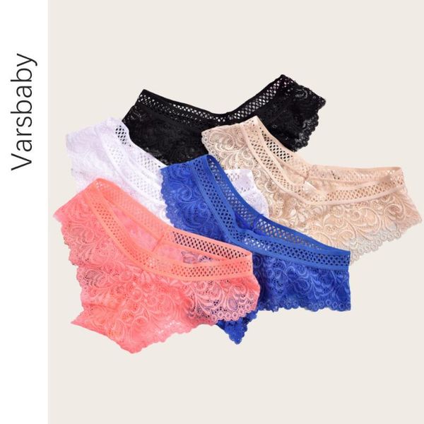 women's panties varsbaby ladies low-rise floral lace transparent underwear low-waist l xl xxl, Black;pink
women's panties varsbaby ladies low-rise floral lace transparent underwear low-waist l xl xxl, Black;pink