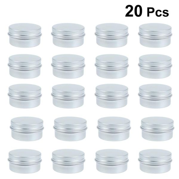storage bottles & jars 20pcs 20ml travel cosmetic container aluminium sample box with screw lid empty makeup pot
storage bottles & jars 20pcs 20ml travel cosmetic container aluminium sample box with screw lid empty makeup pot