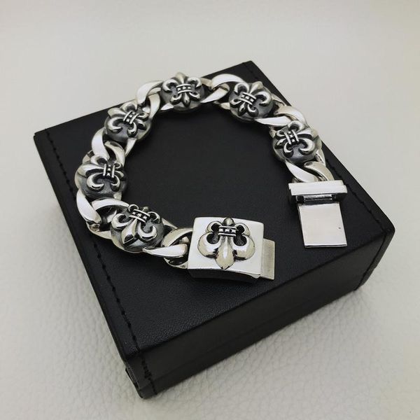 party favor chrome/hearts bracelet s925 silver bracelet men's fashion personality thai boat anchor kiro jewelry 10
party favor chrome/hearts bracelet s925 silver bracelet men's fashion personality thai boat anchor kiro jewelry 10