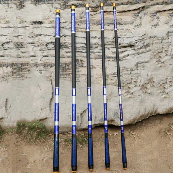 boat fishing rods 3.6m -7.2m carbon fiber rod ultra-light and hard portable stream freshwater