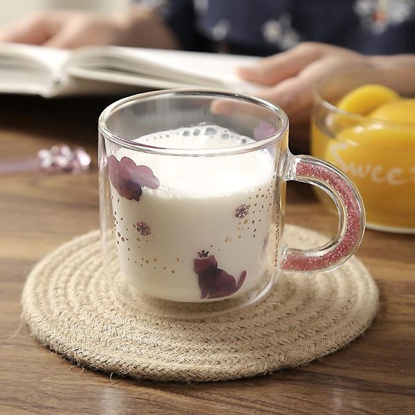 mugs 2021 300ml kitten double glass coffee mug cartoon cute cat milk juice cup home office cafe tazas gift for festival
mugs 2021 300ml kitten double glass coffee mug cartoon cute cat milk juice cup home office cafe tazas gift for festival