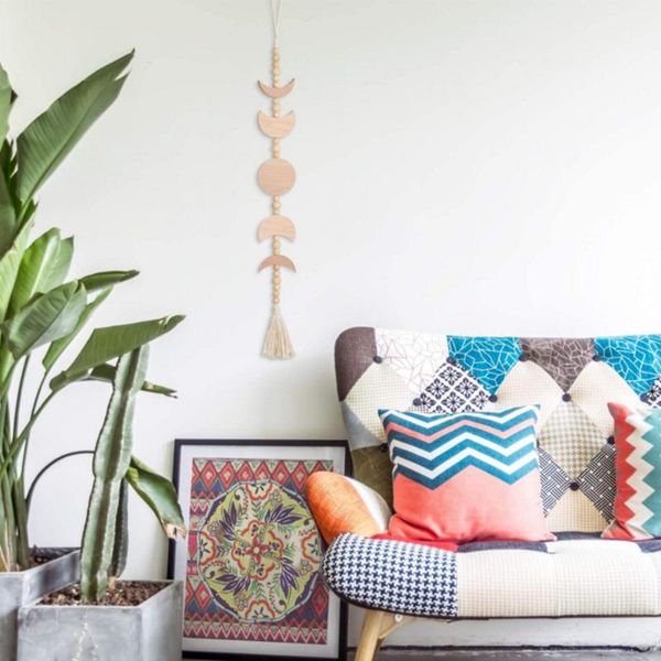 nordic style craft kids room with tassel home gift hanging decoration office dorm wall art nursery moon phase wood beaded decorative objects
nordic style craft kids room with tassel home gift hanging decoration office dorm wall art nursery moon phase wood beaded decorative objects
