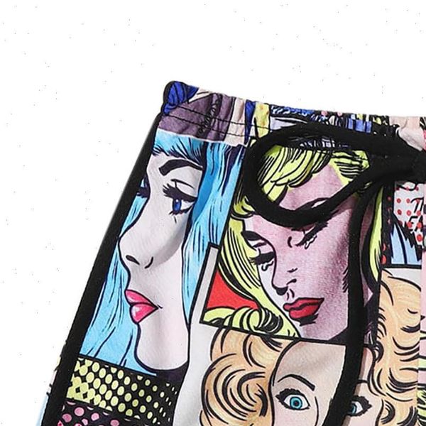 casual plus size print women shorts high waist pleated stretch belt wide leg woman mallas deporte mujer, White;black
casual plus size print women shorts high waist pleated stretch belt wide leg woman mallas deporte mujer, White;black