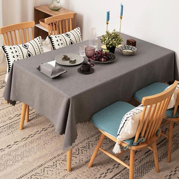 table cloth ins nordic modern cotton and linen plain rectangular solid anti-scalding waterproof tablecloth fabric placemat
table cloth ins nordic modern cotton and linen plain rectangular solid anti-scalding waterproof tablecloth fabric placemat
