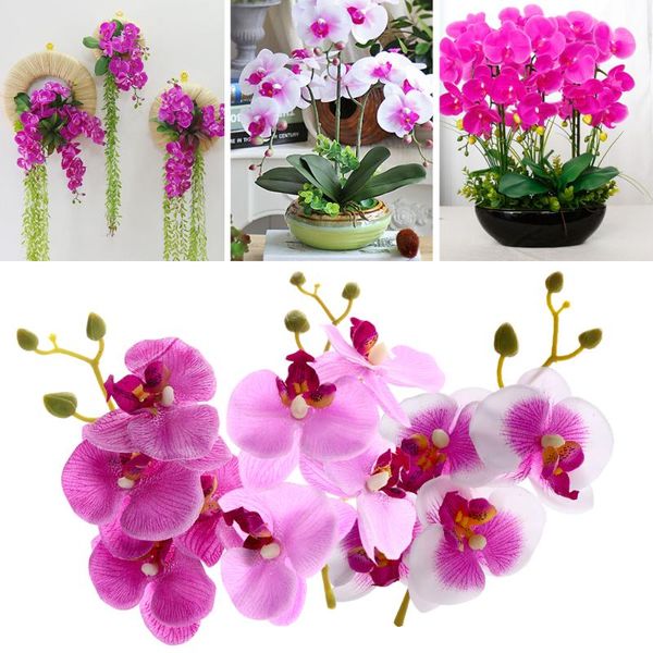 decorative flowers & wreaths 6pcs/lot artificial flower cymbidium orchid lifelike bouquet wedding colorful party decoration hom
decorative flowers & wreaths 6pcs/lot artificial flower cymbidium orchid lifelike bouquet wedding colorful party decoration hom