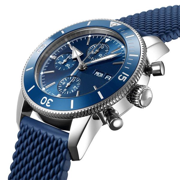 wristwatches luxury sapphire men's automatic mechanical watches ceramic bezel brand men sport watch rubber band male chronograph clock, Slivery;brown
wristwatches luxury sapphire men's automatic mechanical watches ceramic bezel brand men sport watch rubber band male chronograph clock, Slivery;brown
