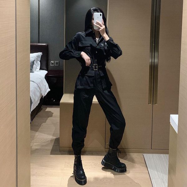 gym clothing 2021 women autumn all-match jumpsuits solid rompers high waist harajuku bf playsuits safari style korean loose long overalls x4, White;black
gym clothing 2021 women autumn all-match jumpsuits solid rompers high waist harajuku bf playsuits safari style korean loose long overalls x4, White;black